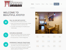 Tablet Screenshot of kyotovacationrentals.com